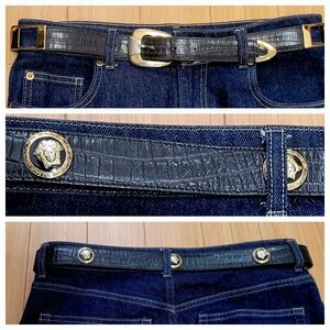 Versace Style LEATHER Belt